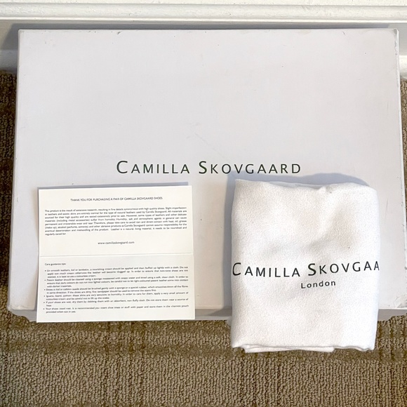 Camilla Skovgaard Leather Pumps, with Stiletto Heels and Saw Platforms - Picture 11 of 13